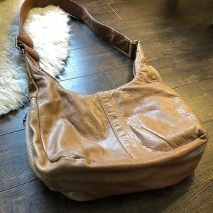 Coronado leather crossbody concealed carry purse